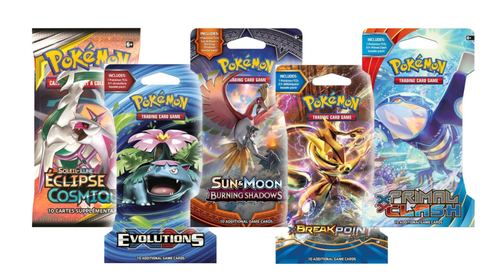 Various Pokemon Card Booster Packs 2.99 each at Best