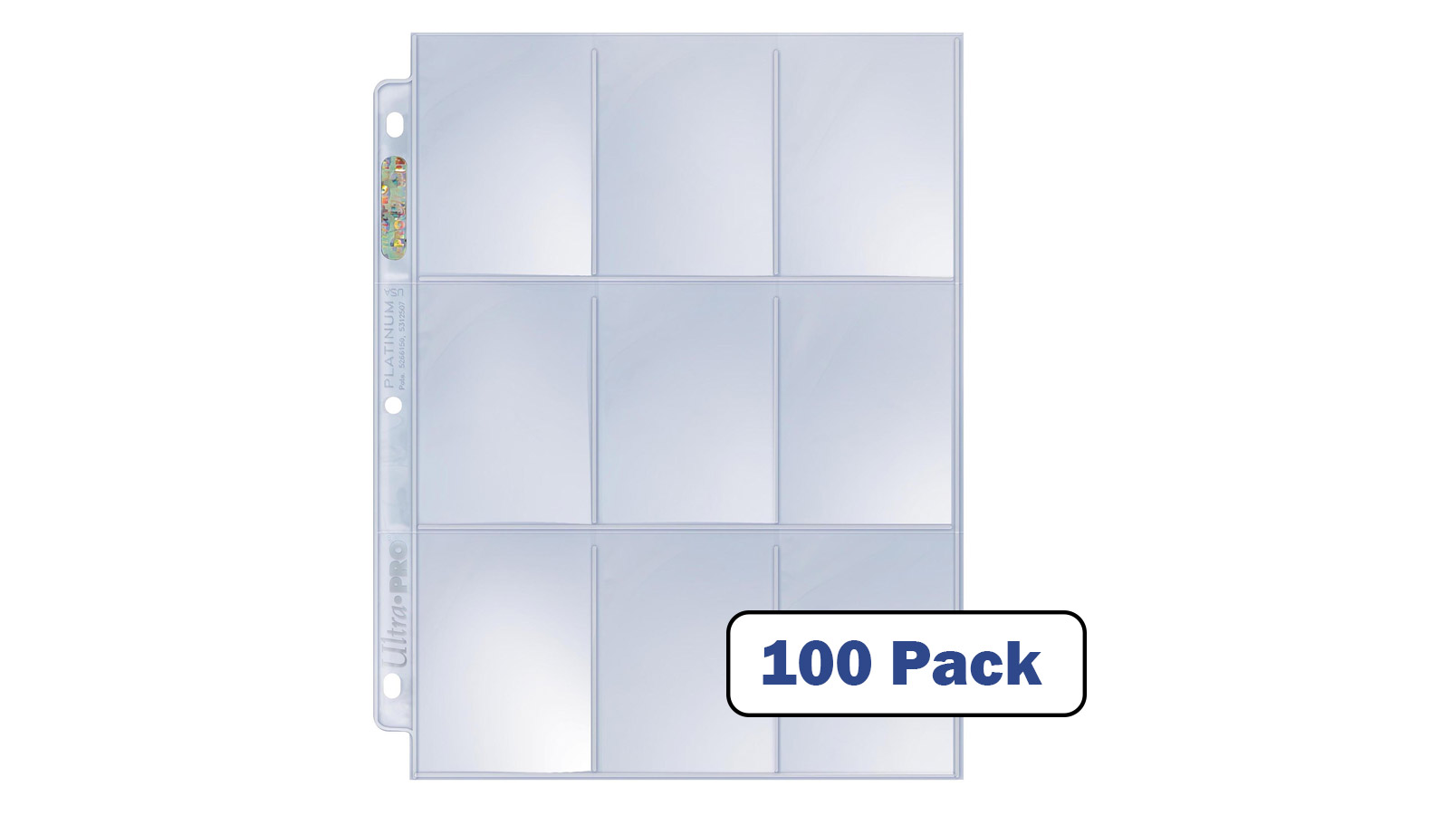 100Pack of Ultra Pro 9Pocket Trading Card Pages 13.02 at Walmart