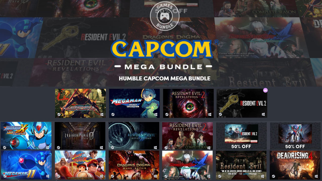 Pay Just $1 or More for the Humble Capcom Mega Bundle