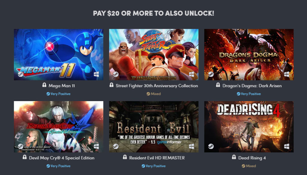 Get Equipped With The Massive Capcom Humble Bundle For $46