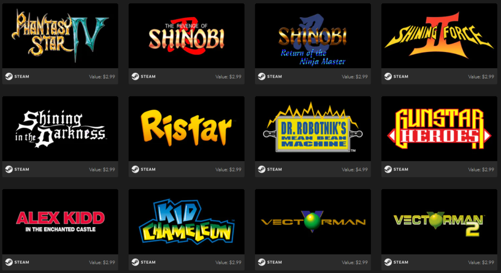SEGA Mega Drive & Genesis Classics Bundle Games 3