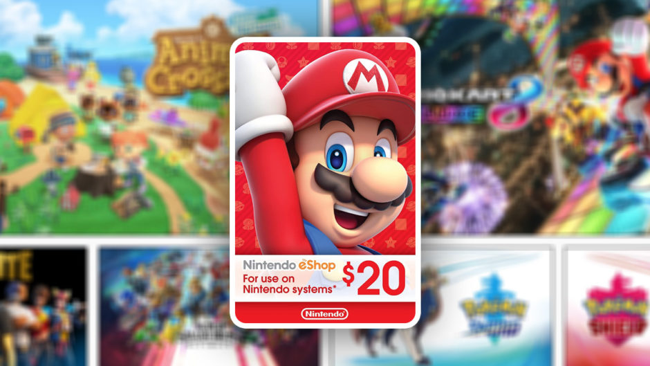 amazon gift card nintendo eshop