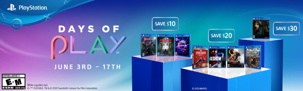 PlayStation Days of Play Sale