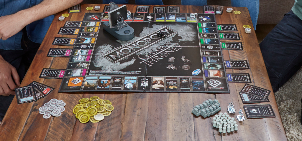 Game of Thrones Monopoly Game Board and Gamepieces
