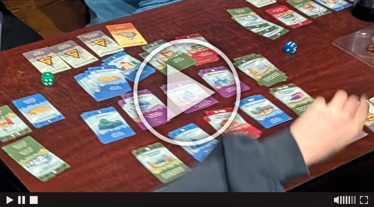 Machi Koro at a Restaurant